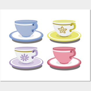 Tea Cups Posters and Art